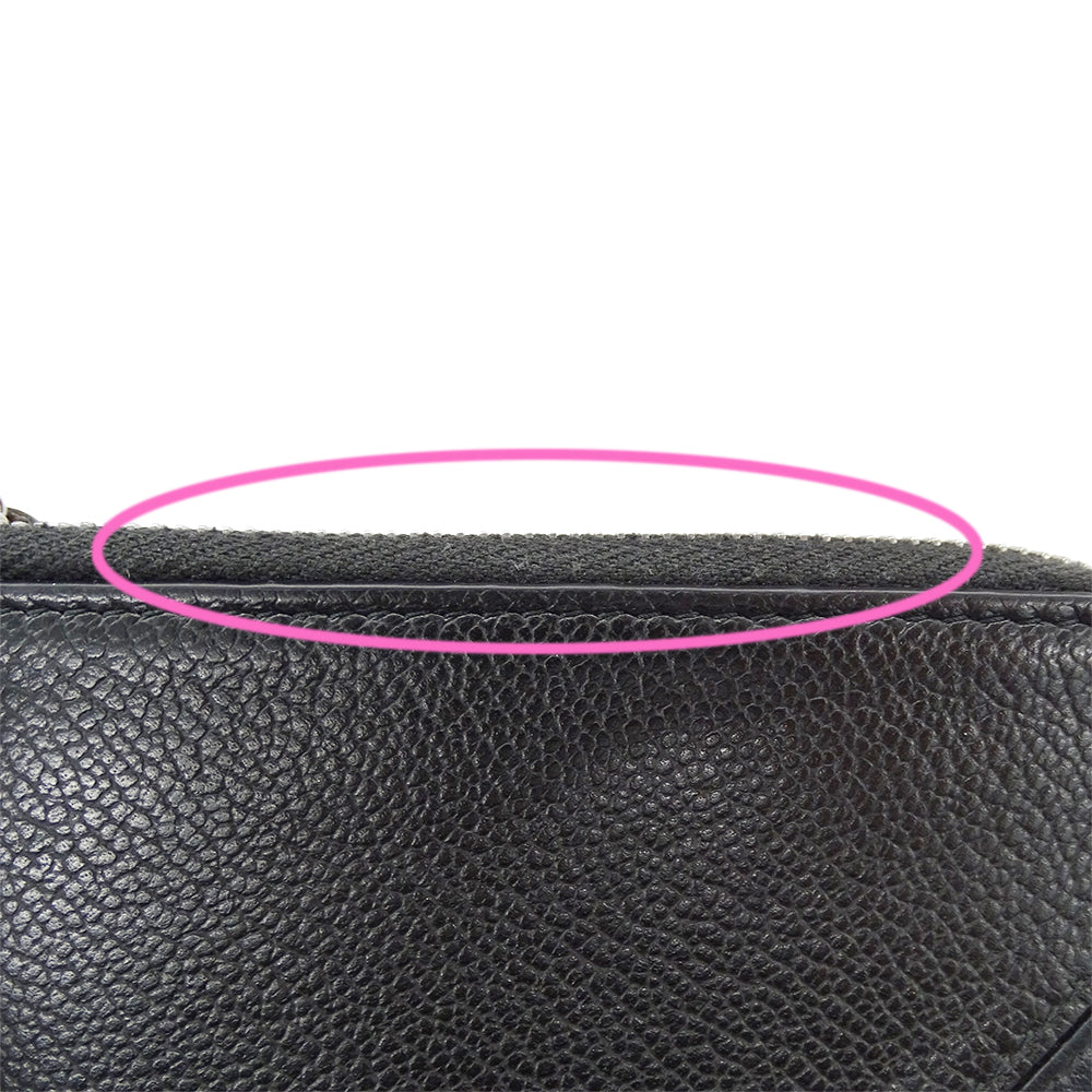 PRADA プラダ カードケース ブラック シルバー金具 2MC021 レディース メンズ 【中古】