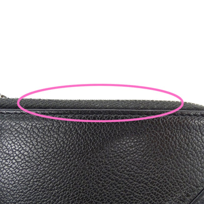 PRADA プラダ カードケース ブラック シルバー金具 2MC021 レディース メンズ 【中古】