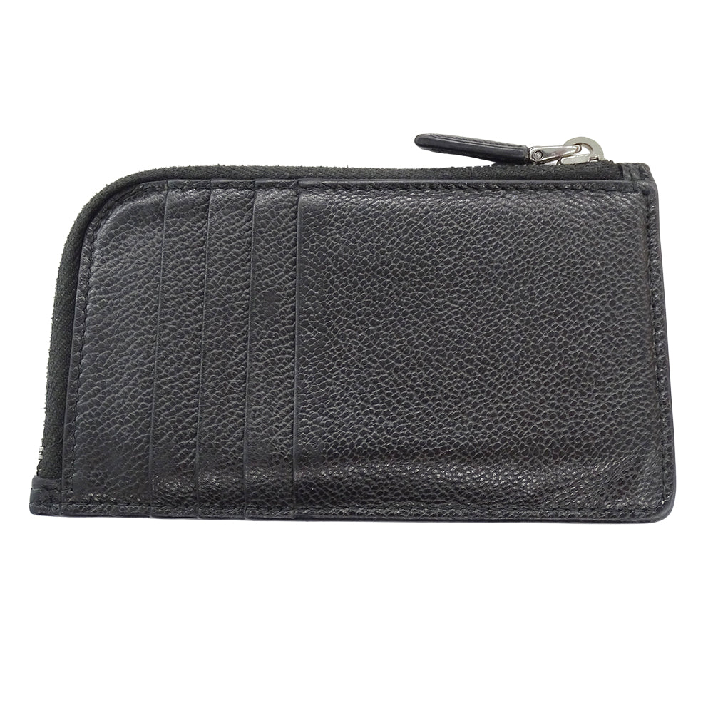 PRADA プラダ カードケース ブラック シルバー金具 2MC021 レディース メンズ 【中古】