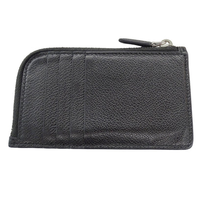 PRADA プラダ カードケース ブラック シルバー金具 2MC021 レディース メンズ 【中古】