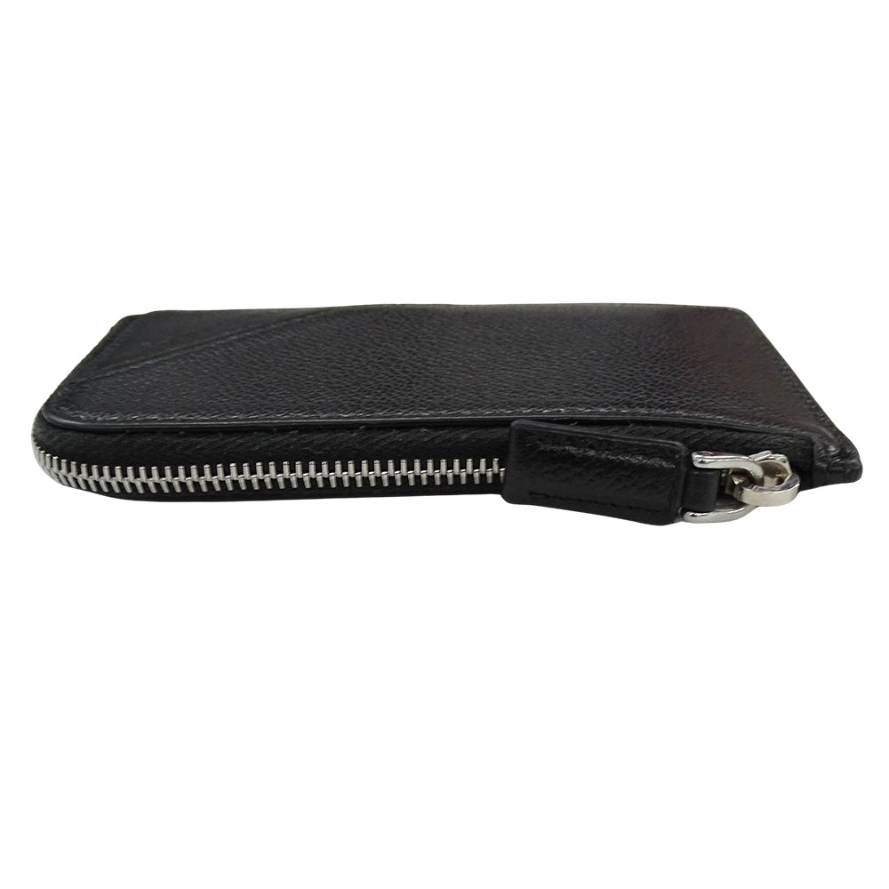PRADA プラダ カードケース ブラック シルバー金具 2MC021 レディース メンズ 【中古】