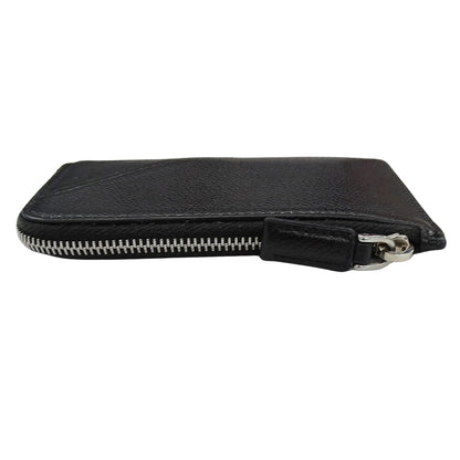 PRADA プラダ カードケース ブラック シルバー金具 2MC021 レディース メンズ 【中古】