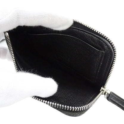PRADA プラダ カードケース ブラック シルバー金具 2MC021 レディース メンズ 【中古】