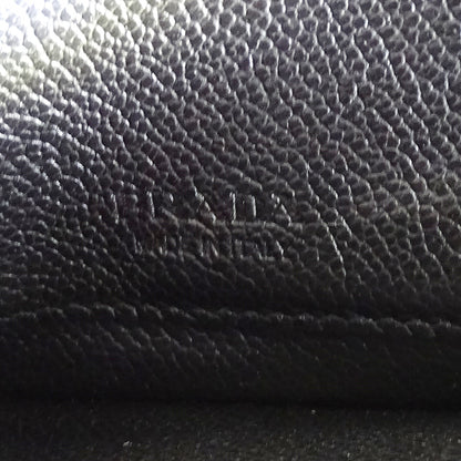 PRADA プラダ カードケース ブラック シルバー金具 2MC021 レディース メンズ 【中古】