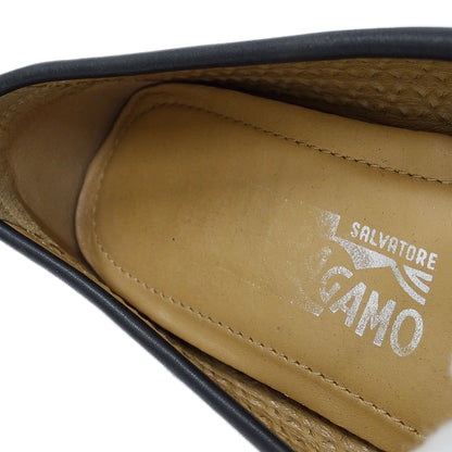 Ferragamo フェラガモ その他靴 ダブルガンチーニ ブラック レザー レディース 【中古】