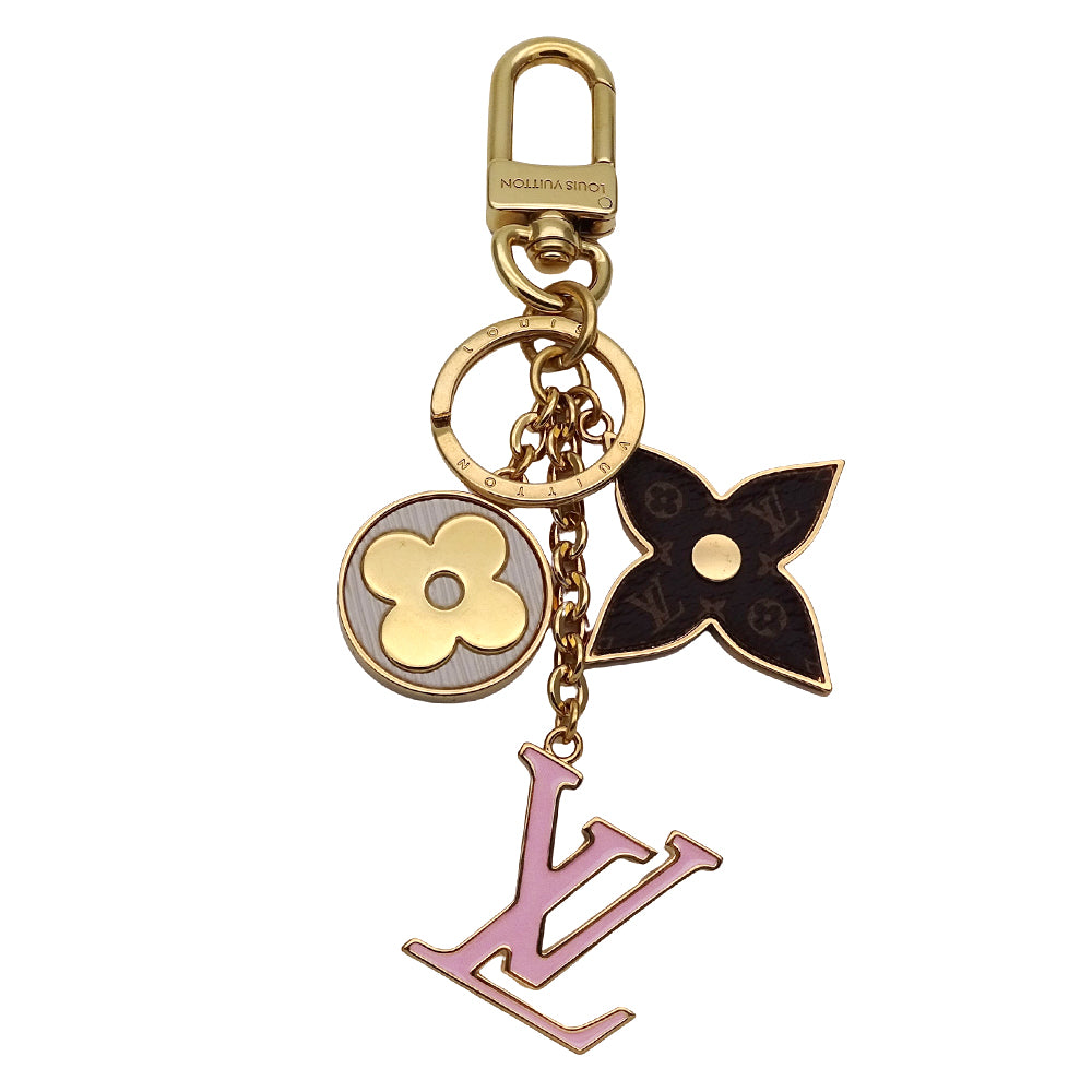 LOUIS VUITTON ルイ・ヴィトン キーホルダー・スプリングストリート チャーム モノグラム エピ メタル マルチカラー ゴールド レディース 【中古】