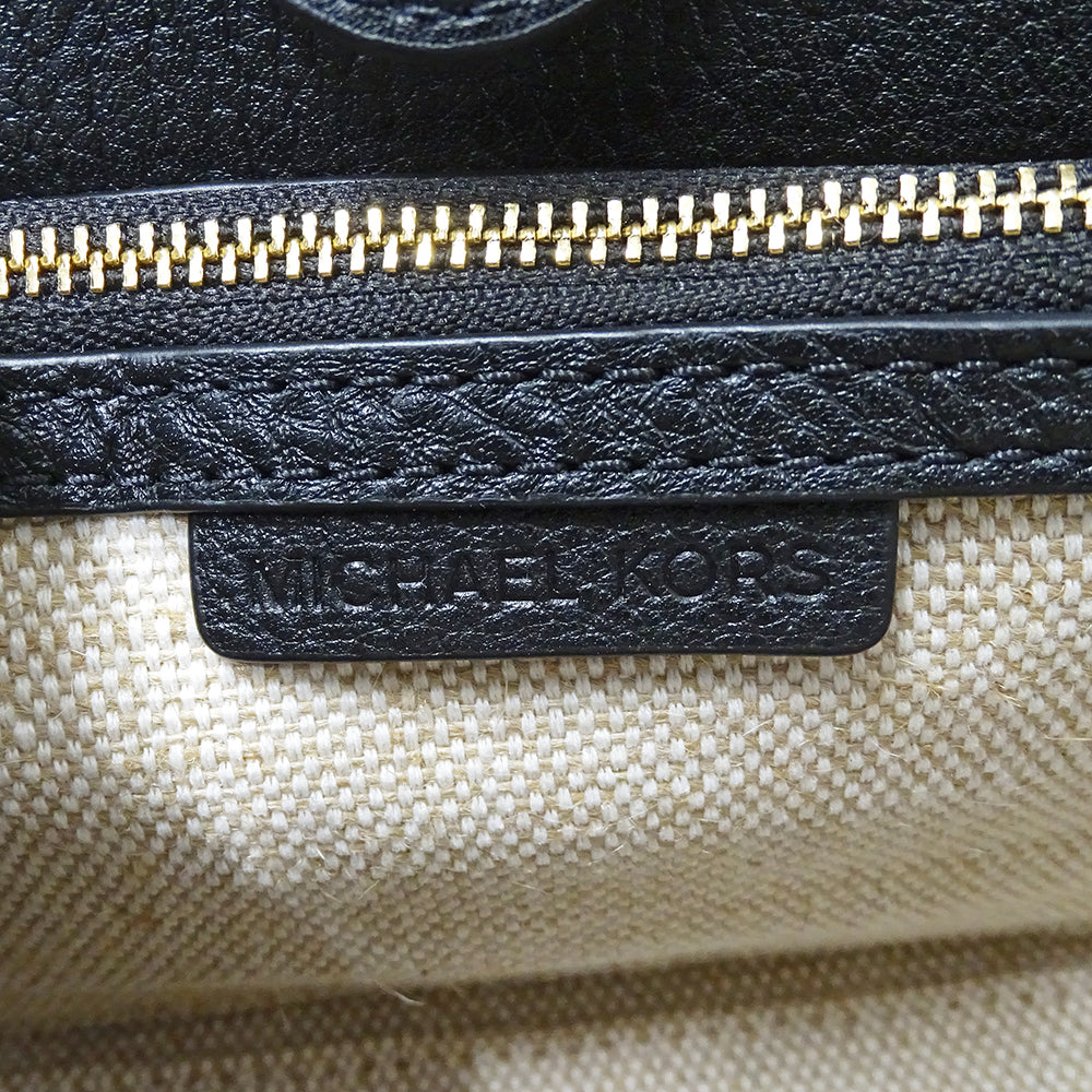 Michael Kors マイケル・コース 2wayバッグ ブラック レザー レディース 【中古】