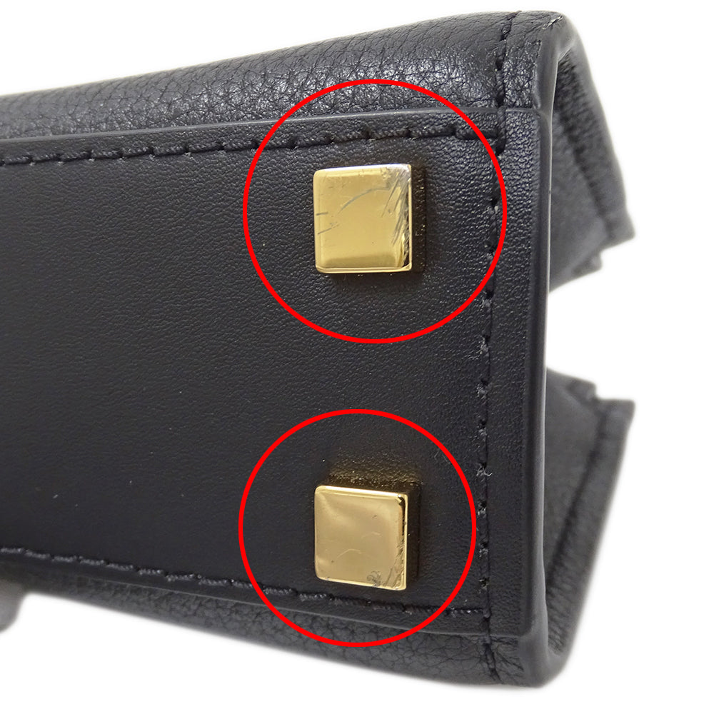 Michael Kors マイケル・コース 2wayバッグ ブラック レザー レディース 【中古】
