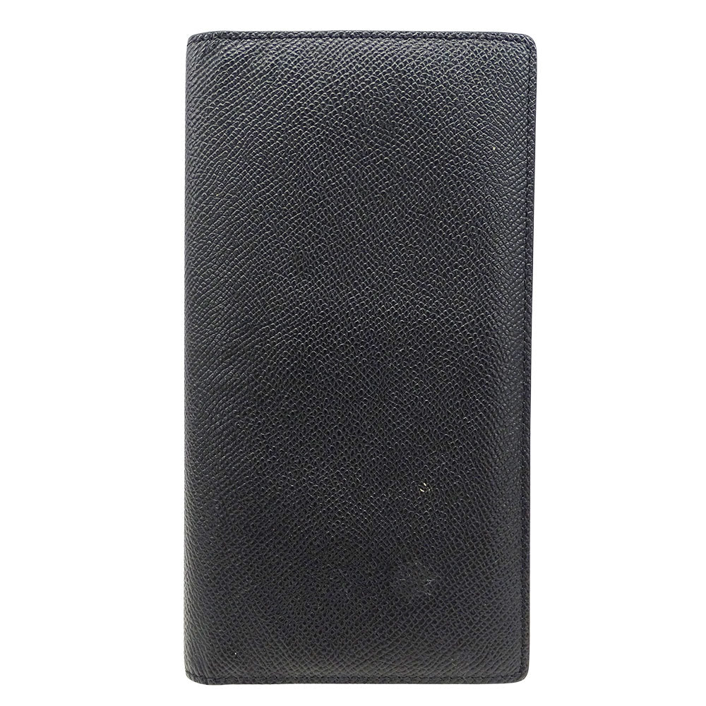 Maison Margiela メゾン マルジェラ 長財布 4ステッチ ブラック レザー メンズ 【中古】