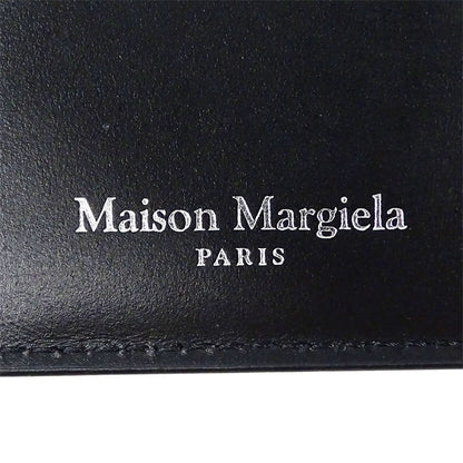 Maison Margiela メゾン マルジェラ 長財布 4ステッチ ブラック レザー メンズ 【中古】