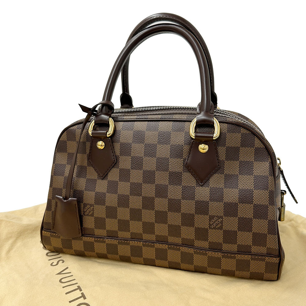 LOUIS VUITTON ルイ・ヴィトン ドゥオモ ハンドバッグ ダミエ ダミエエベヌ N60008 ダミエキャンバス レディース 【中古】