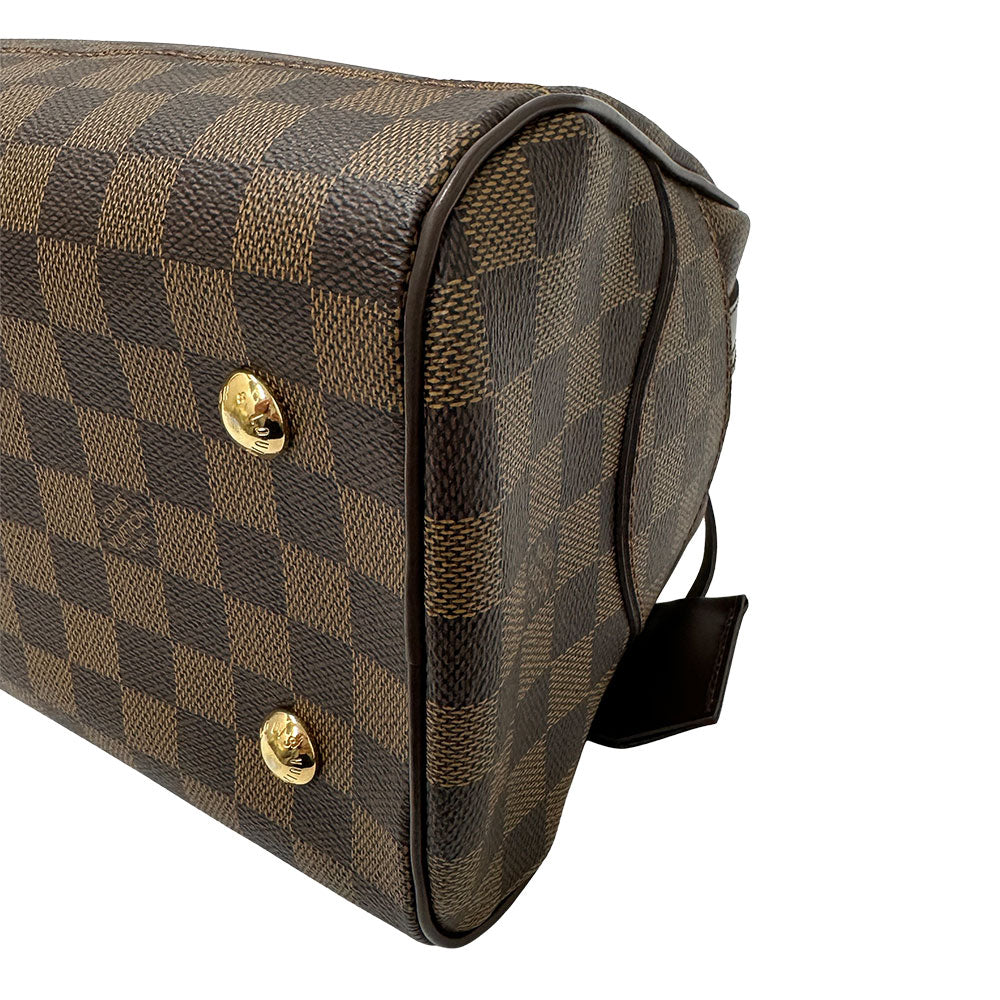 LOUIS VUITTON ルイ・ヴィトン ドゥオモ ハンドバッグ ダミエ ダミエエベヌ N60008 ダミエキャンバス レディース 【中古】
