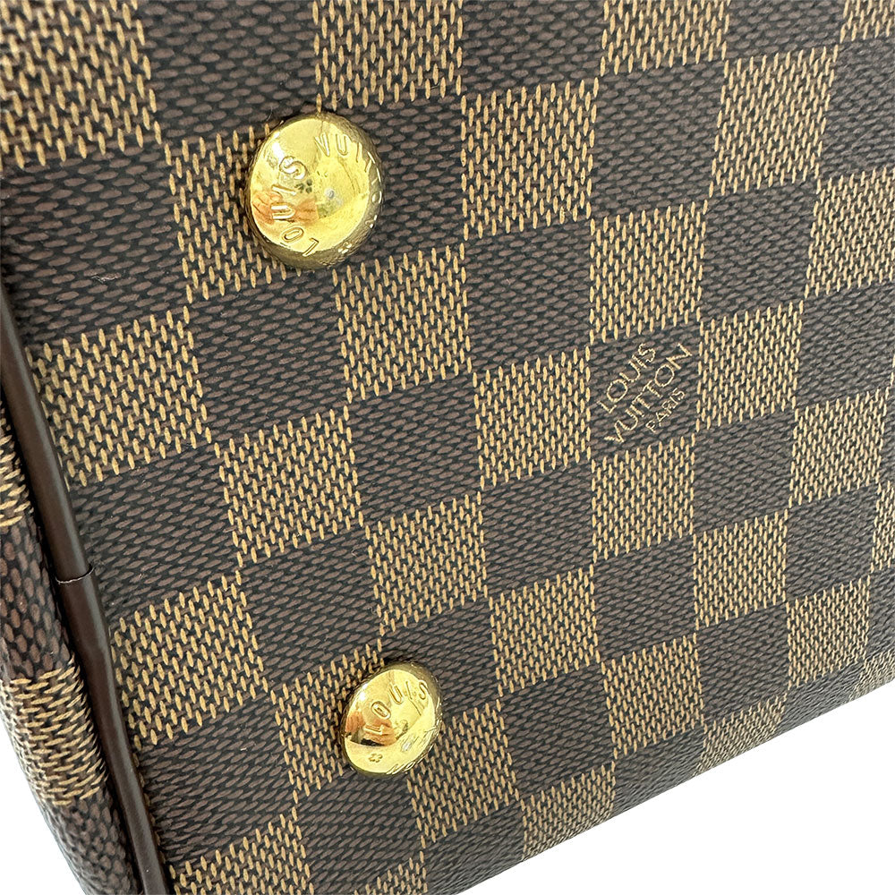 LOUIS VUITTON ルイ・ヴィトン ドゥオモ ハンドバッグ ダミエ ダミエエベヌ N60008 ダミエキャンバス レディース 【中古】