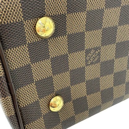 LOUIS VUITTON ルイ・ヴィトン ドゥオモ ハンドバッグ ダミエ ダミエエベヌ N60008 ダミエキャンバス レディース 【中古】