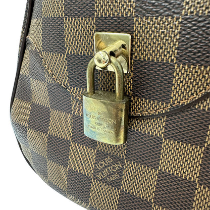 LOUIS VUITTON ルイ・ヴィトン ドゥオモ ハンドバッグ ダミエ ダミエエベヌ N60008 ダミエキャンバス レディース 【中古】