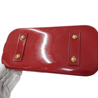 LOUIS VUITTON ルイ・ヴィトン アルマ BB 2wayバッグ モノグラム ヴェルニ ポムダムール M91606 モノグラムヴェルニ レディース 【中古】