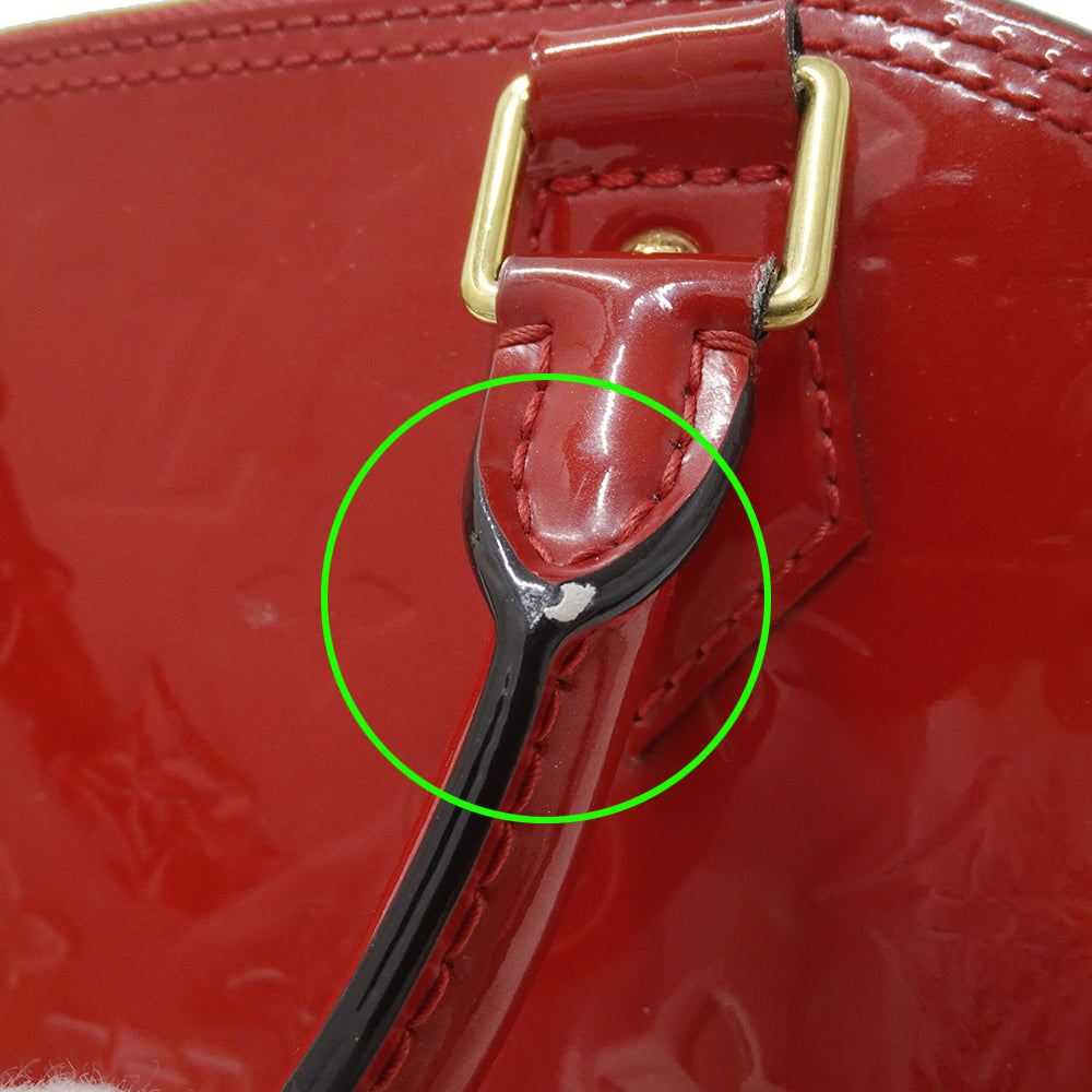 LOUIS VUITTON ルイ・ヴィトン アルマ BB 2wayバッグ モノグラム ヴェルニ ポムダムール M91606 モノグラムヴェルニ レディース 【中古】