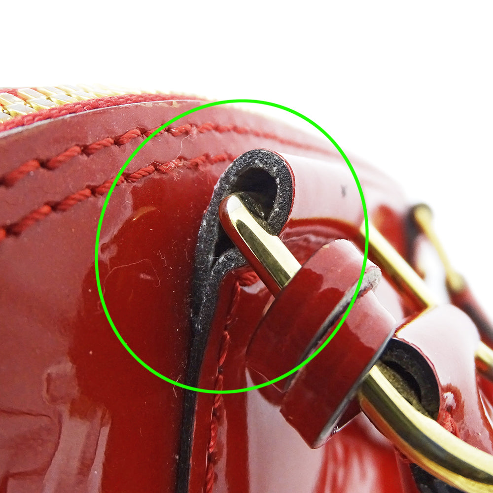 LOUIS VUITTON ルイ・ヴィトン アルマ BB 2wayバッグ モノグラム ヴェルニ ポムダムール M91606 モノグラムヴェルニ レディース 【中古】