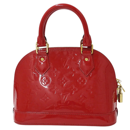 LOUIS VUITTON ルイ・ヴィトン アルマ BB 2wayバッグ モノグラム ヴェルニ ポムダムール M91606 モノグラムヴェルニ レディース 【中古】