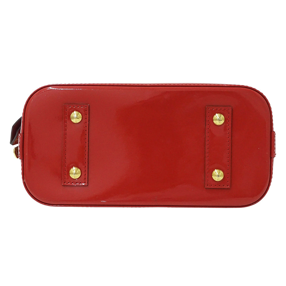 LOUIS VUITTON ルイ・ヴィトン アルマ BB 2wayバッグ モノグラム ヴェルニ ポムダムール M91606 モノグラムヴェルニ レディース 【中古】