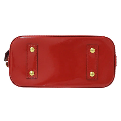 LOUIS VUITTON ルイ・ヴィトン アルマ BB 2wayバッグ モノグラム ヴェルニ ポムダムール M91606 モノグラムヴェルニ レディース 【中古】