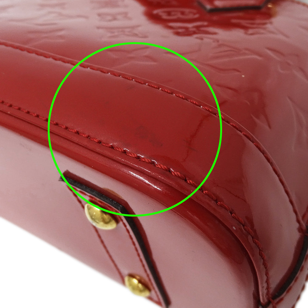 LOUIS VUITTON ルイ・ヴィトン アルマ BB 2wayバッグ モノグラム ヴェルニ ポムダムール M91606 モノグラムヴェルニ レディース 【中古】