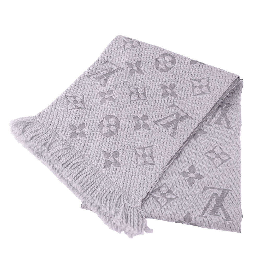 LOUIS VUITTON ルイ・ヴィトン エシャルプ・ロゴマニア マフラー・ストール モノグラム グリペルル M74742 ウール レディース 【中古】