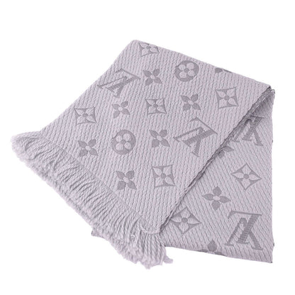 LOUIS VUITTON ルイ・ヴィトン エシャルプ・ロゴマニア マフラー・ストール モノグラム グリペルル M74742 ウール レディース 【中古】