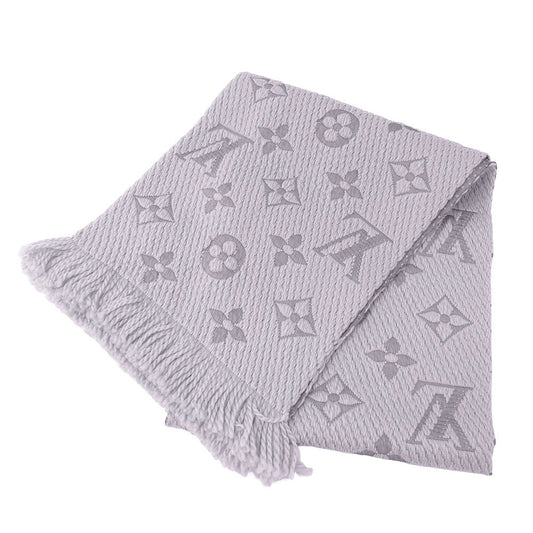 LOUIS VUITTON ルイ・ヴィトン エシャルプ・ロゴマニア マフラー・ストール モノグラム グリペルル M74742 ウール レディース 【中古】