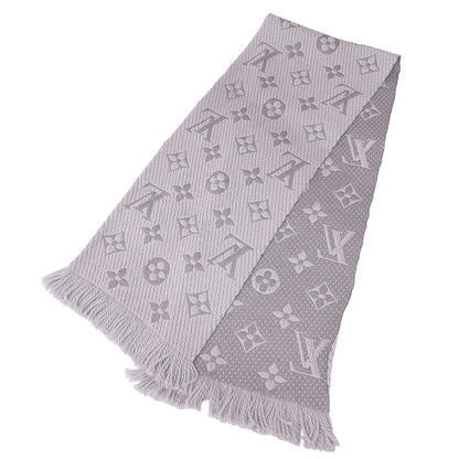 LOUIS VUITTON ルイ・ヴィトン エシャルプ・ロゴマニア マフラー・ストール モノグラム グリペルル M74742 ウール レディース 【中古】