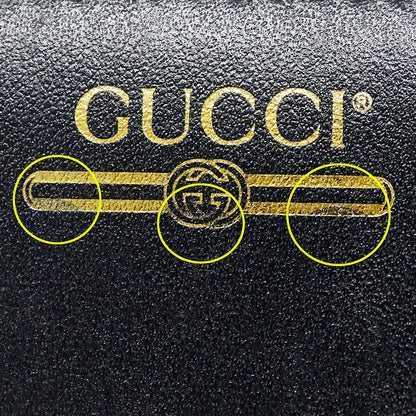 GUCCI グッチ 長財布 ブラック 547591 レザー メンズ 【中古】