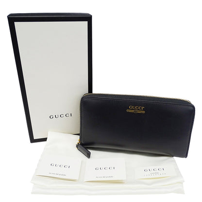 GUCCI グッチ 長財布 ブラック 547591 レザー メンズ 【中古】