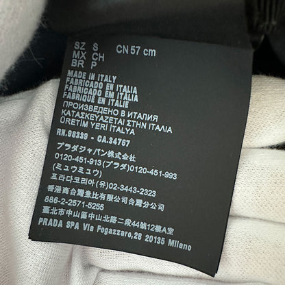 PRADA プラダ バケットハット ハット ブラック 2HC137 レディース メンズ 【中古】