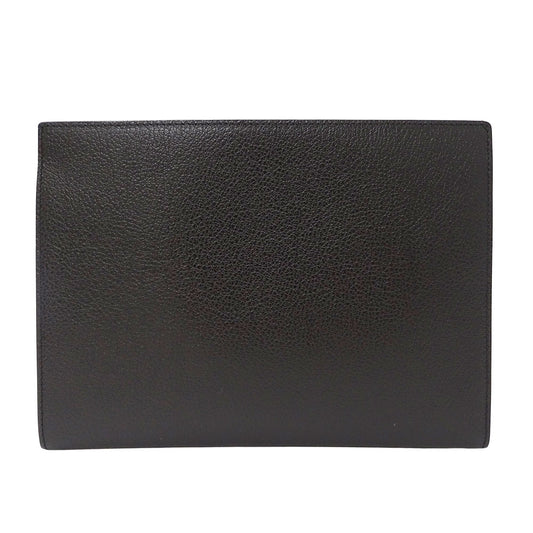 Ferragamo フェラガモ クラッチ・セカンドバッグ ブラック レザー レディース メンズ 【中古】