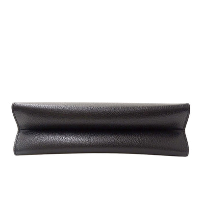 Ferragamo フェラガモ クラッチ・セカンドバッグ ブラック レザー レディース メンズ 【中古】