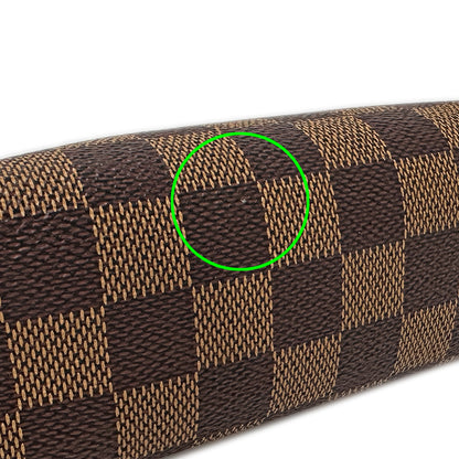 LOUIS VUITTON ルイ・ヴィトン ポシェット コスメティック PM 化粧ポーチ ダミエ ダミエエベヌ N47516 ダミエキャンバス レディース 【中古】