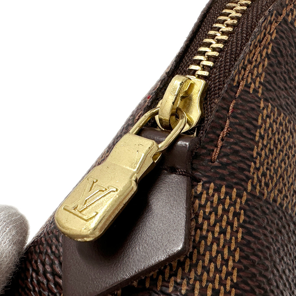 LOUIS VUITTON ルイ・ヴィトン ポシェット コスメティック PM 化粧ポーチ ダミエ ダミエエベヌ N47516 ダミエキャンバス レディース 【中古】