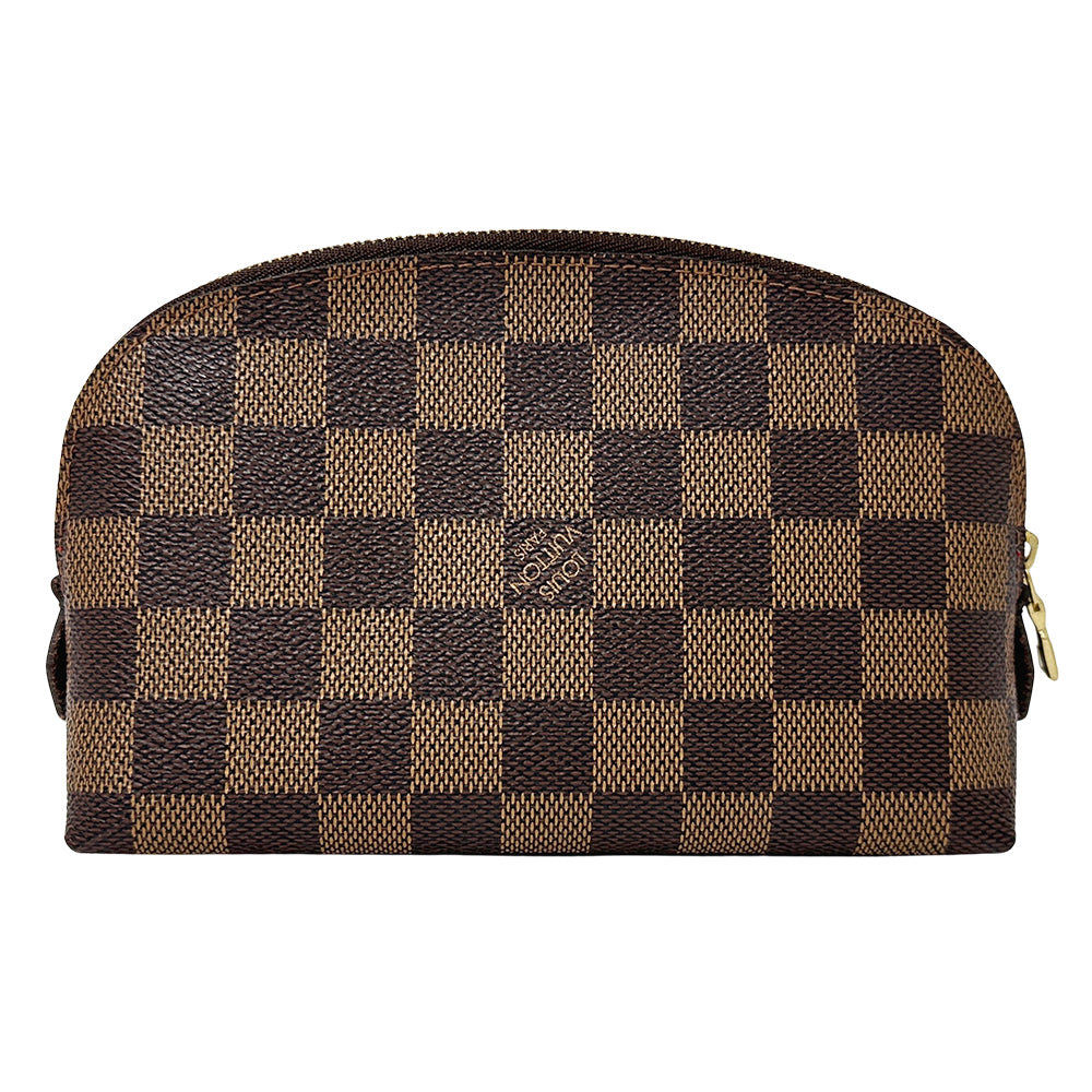 LOUIS VUITTON ルイ・ヴィトン ポシェット コスメティック PM 化粧ポーチ ダミエ ダミエエベヌ N47516 ダミエキャンバス レディース 【中古】