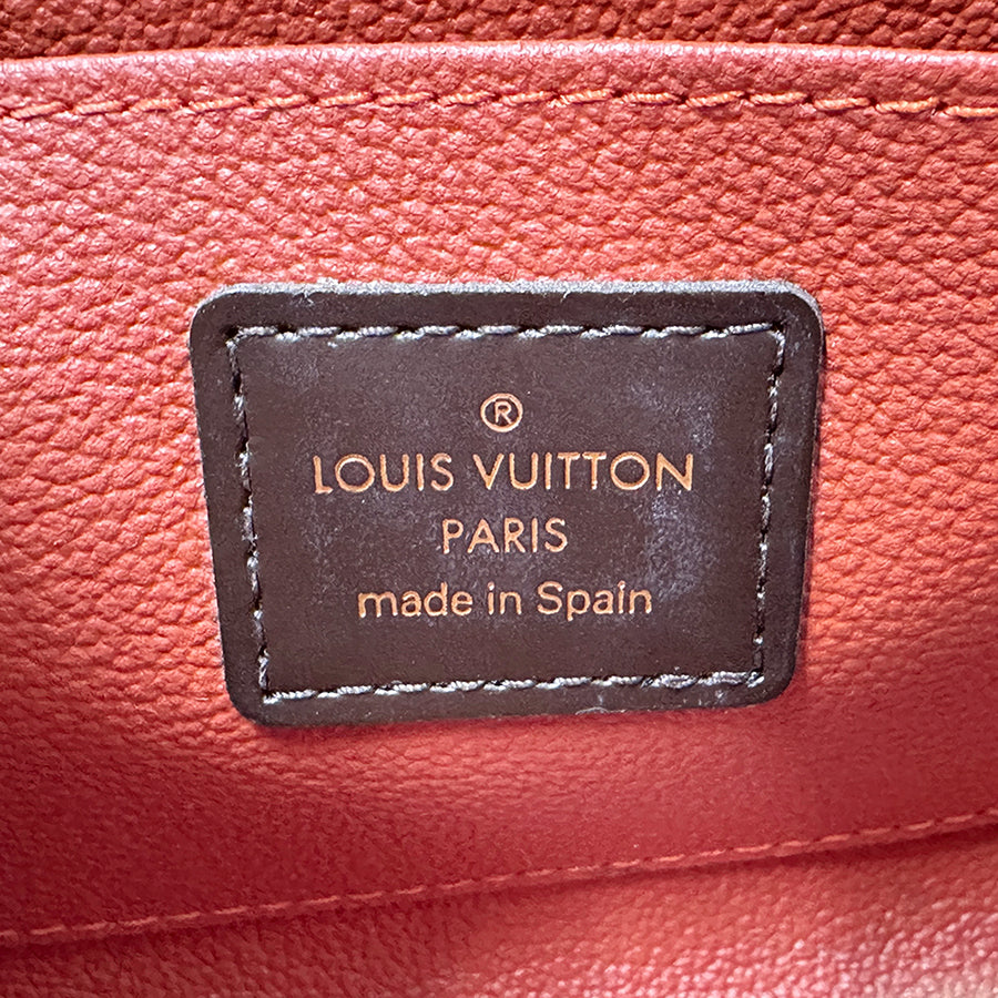LOUIS VUITTON ルイ・ヴィトン ポシェット コスメティック PM 化粧ポーチ ダミエ ダミエエベヌ N47516 ダミエキャンバス レディース 【中古】