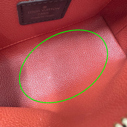 LOUIS VUITTON ルイ・ヴィトン ポシェット コスメティック PM 化粧ポーチ ダミエ ダミエエベヌ N47516 ダミエキャンバス レディース 【中古】