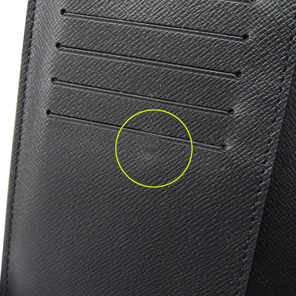 LOUIS VUITTON ルイ・ヴィトン ポルトフォイユ・ブラザ 長財布 タイガ ブラック M30501 タイガ メンズ 【中古】