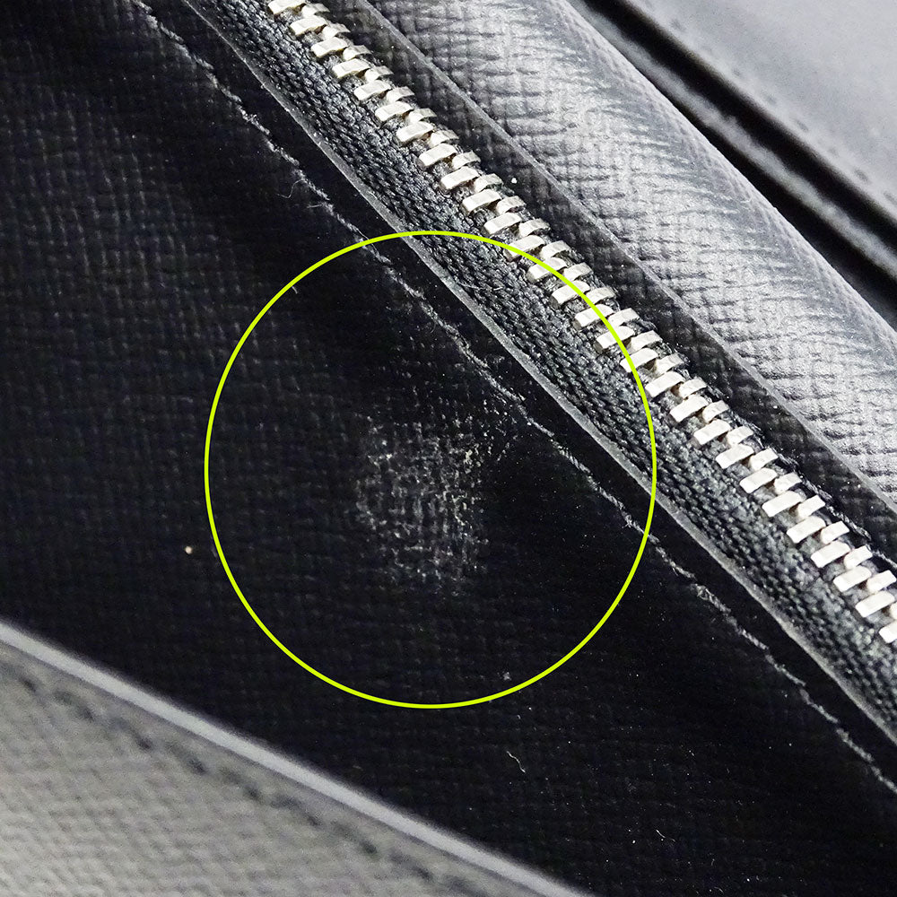 LOUIS VUITTON ルイ・ヴィトン ポルトフォイユ・ブラザ 長財布 タイガ ブラック M30501 タイガ メンズ 【中古】
