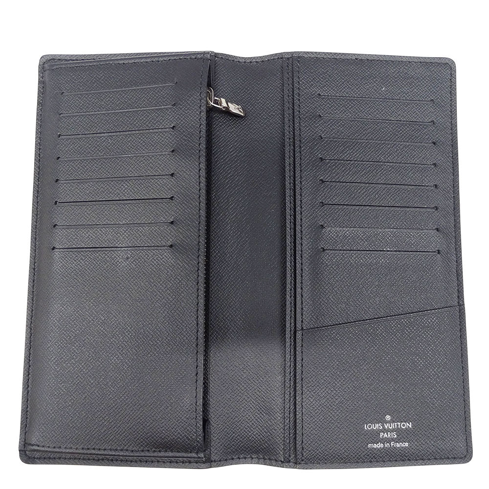 LOUIS VUITTON ルイ・ヴィトン ポルトフォイユ・ブラザ 長財布 タイガ ブラック M30501 タイガ メンズ 【中古】