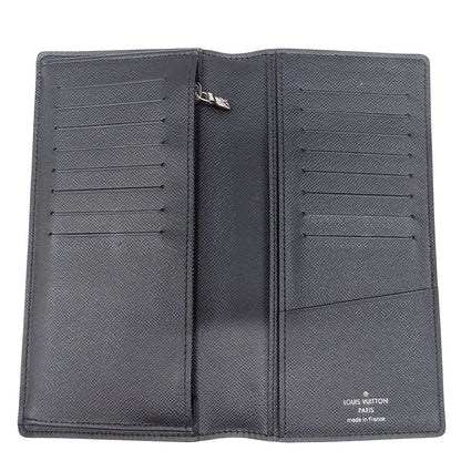 LOUIS VUITTON ルイ・ヴィトン ポルトフォイユ・ブラザ 長財布 タイガ ブラック M30501 タイガ メンズ 【中古】