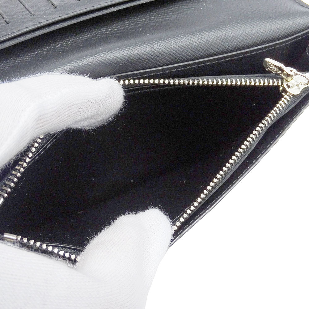 LOUIS VUITTON ルイ・ヴィトン ポルトフォイユ・ブラザ 長財布 タイガ ブラック M30501 タイガ メンズ 【中古】