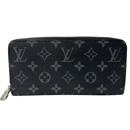 LOUIS VUITTON ルイ・ヴィトン ジッピーウォレット ホリゾンタル 長財布 エクリプス ブラック M11611 モノグラムエクリプス メンズ 【中古】