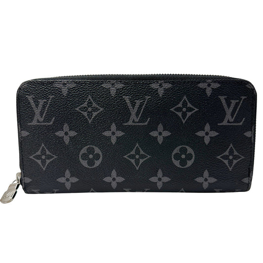 LOUIS VUITTON ルイ・ヴィトン ジッピーウォレット ホリゾンタル 長財布 エクリプス ブラック M11611 モノグラムエクリプス メンズ 【中古】