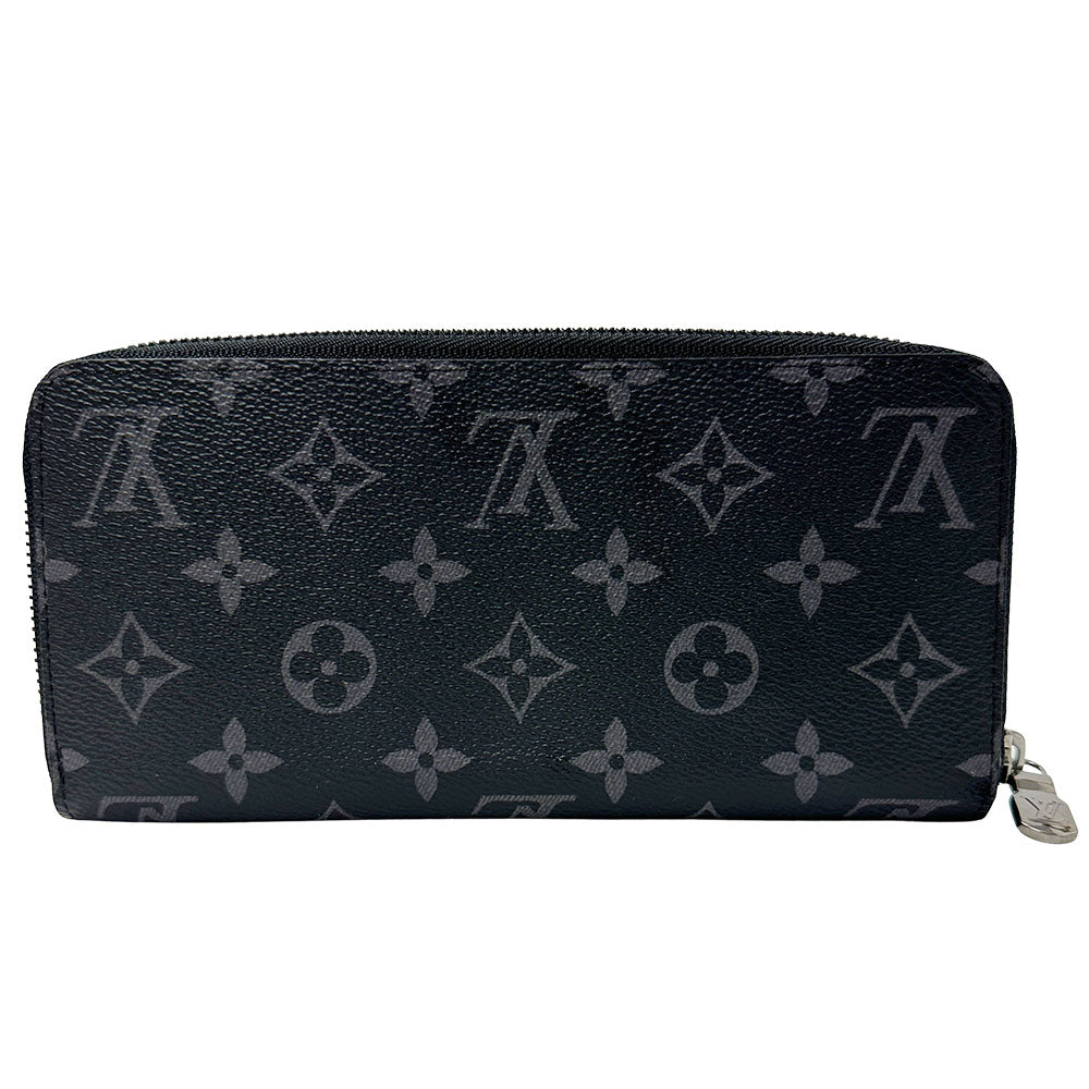 LOUIS VUITTON ルイ・ヴィトン ジッピーウォレット ホリゾンタル 長財布 エクリプス ブラック M11611 モノグラムエクリプス メンズ 【中古】