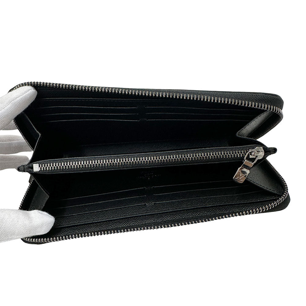 LOUIS VUITTON ルイ・ヴィトン ジッピーウォレット ホリゾンタル 長財布 エクリプス ブラック M11611 モノグラムエクリプス メンズ 【中古】