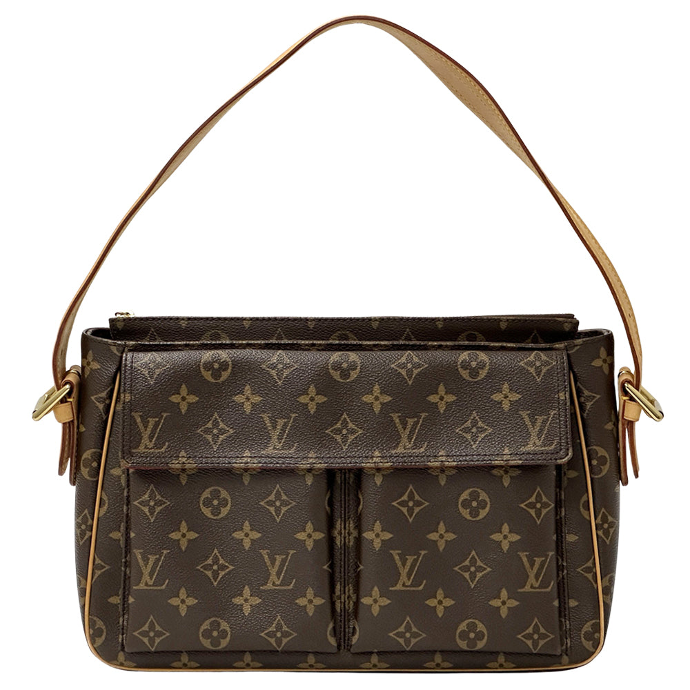 LOUIS VUITTON ルイ・ヴィトン ヴィバ シテ GM ショルダーバッグ モノグラム ブラウン M51163 モノグラムキャンバス レディース 【中古】